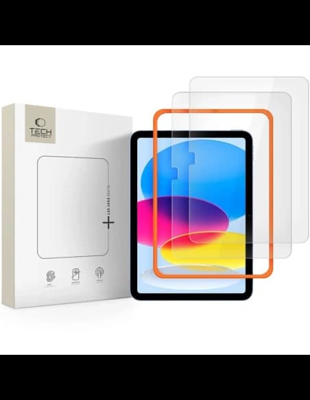 Szkło hartowane Tech-Protect Easy Set+ Apple iPad 10.9" 2022 / 11" 2025 Clear [2 PACK]