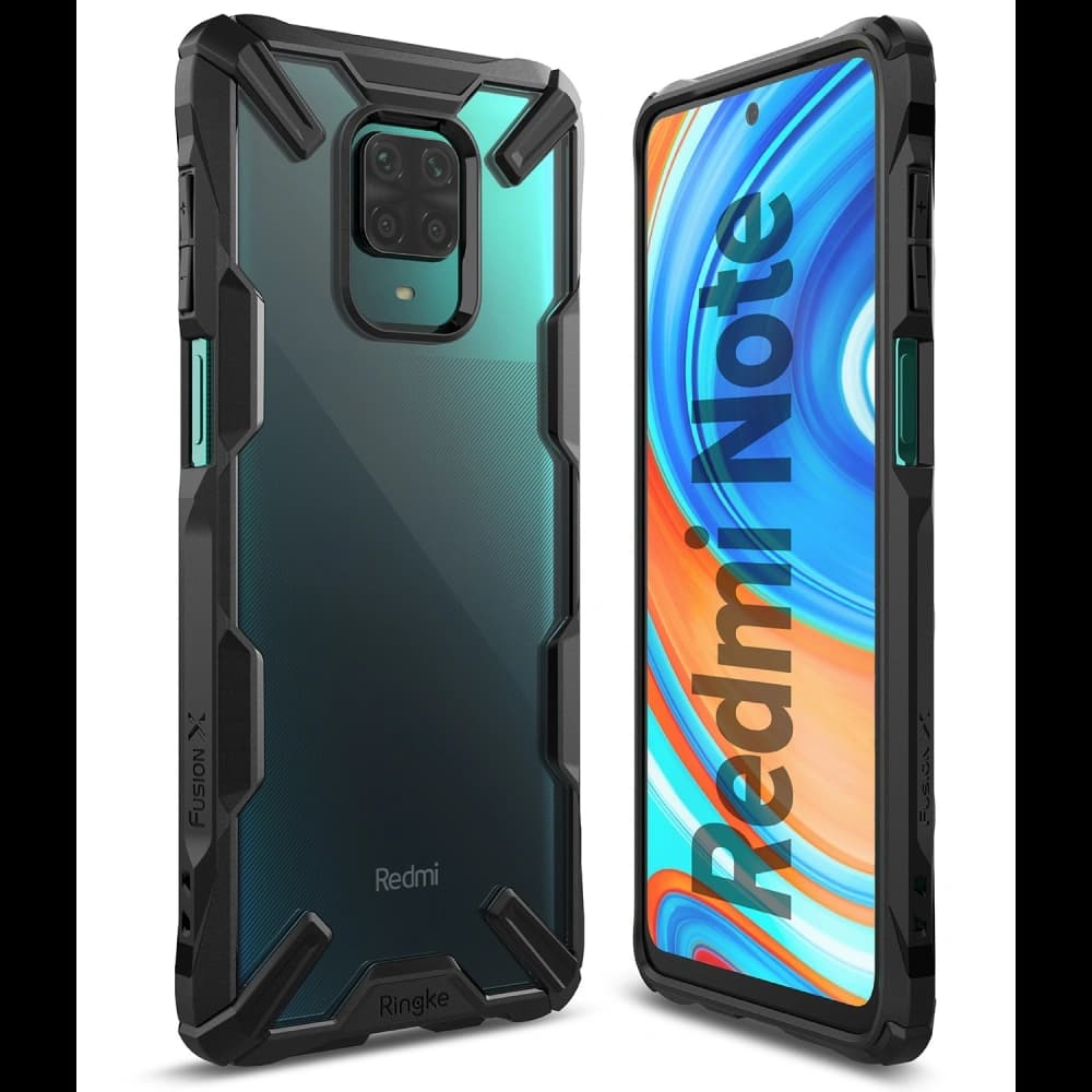 Etui Ringke Fusion-X Redmi Note 9S/9 Pro/9 Pro Max Negru - 2