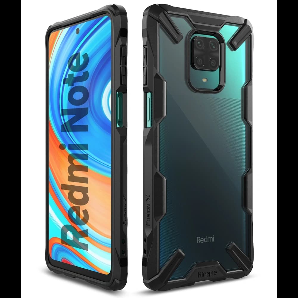Etui Ringke Fusion-X Redmi Note 9S/9 Pro/9 Pro Max Negru - 3