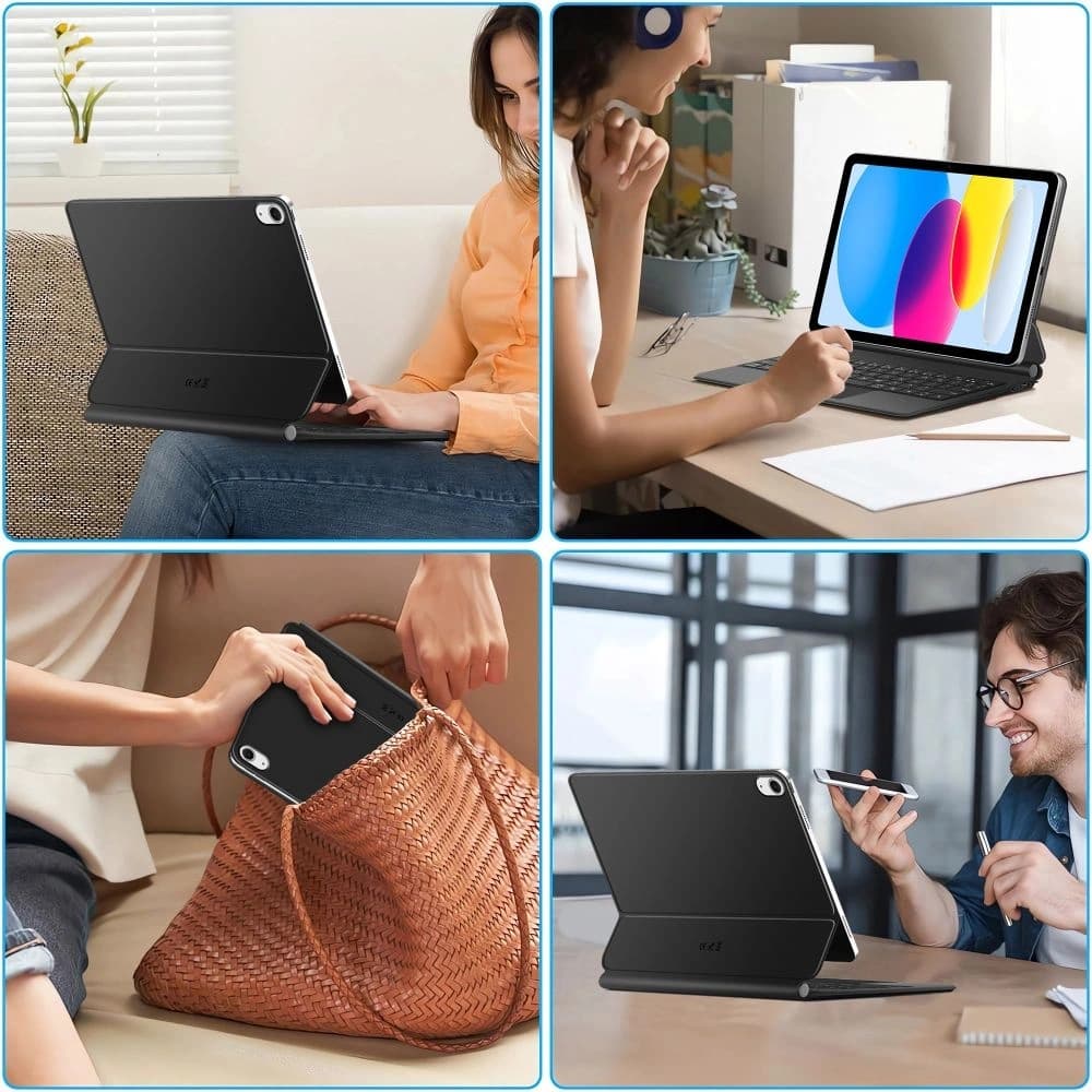 Tech-Protect SmartCase Magnetic + Keyboard Apple iPad 10.9" 2022 / 11" 2025 Black - 11