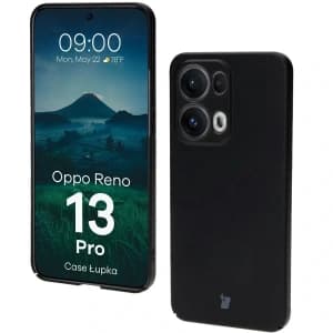 Etui Bizon Case Łupka do Oppo Reno13 Pro czarne