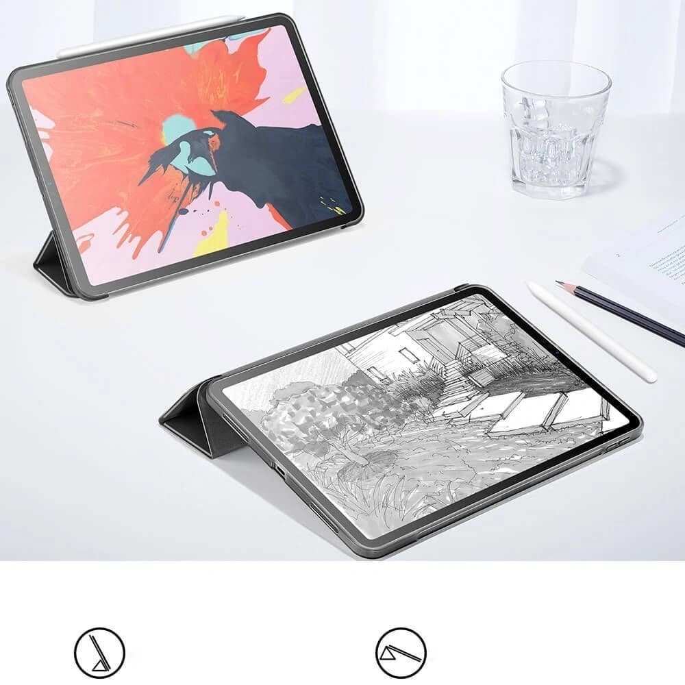Etui ESR Rebound Slim Apple iPad Pro 12.9 2018/2020 (3. és 4. generáció) Jelly Black - 8