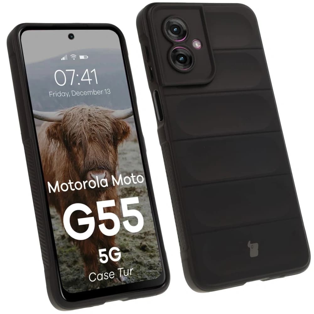 Bizon Case Tur Motorola Moto G55 5G černý - 1