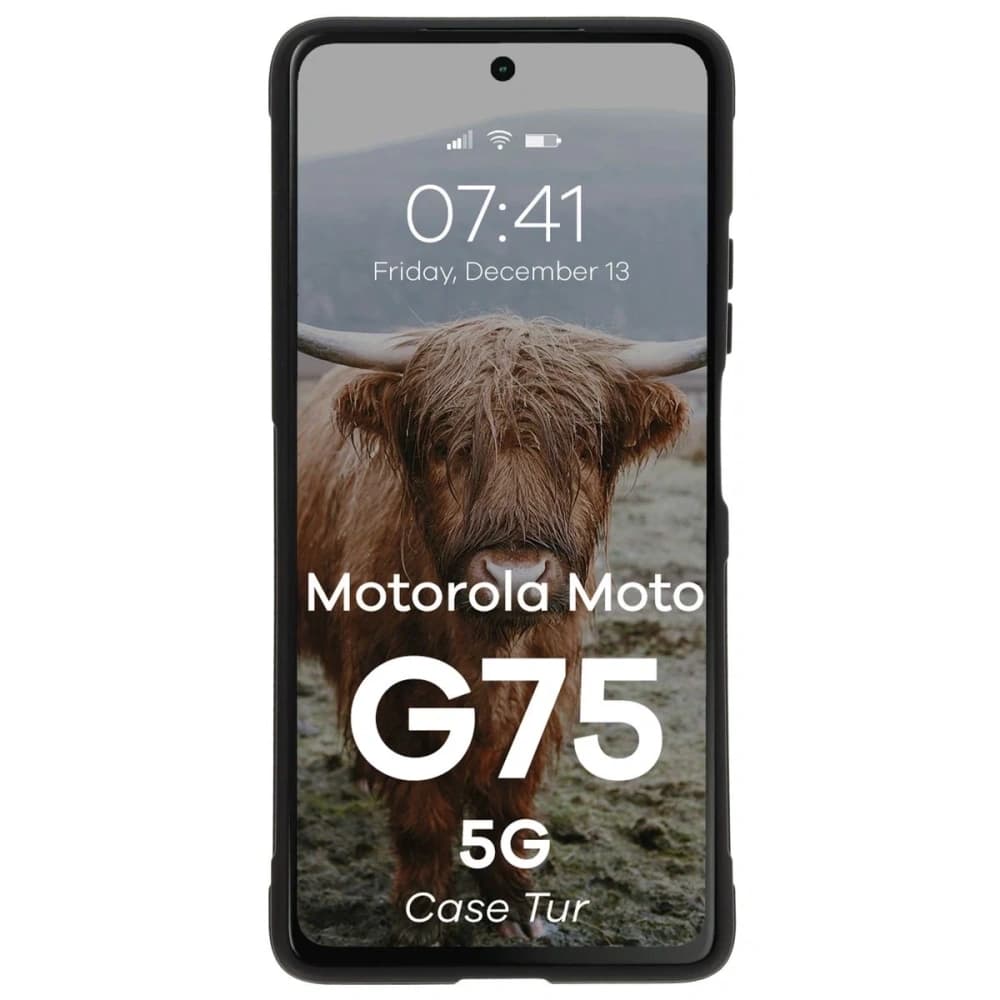 Bizon tok Tur Motorola Moto G75 5G fekete - 5