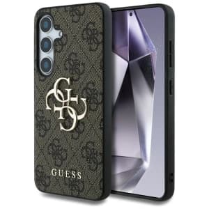 Guess Big 4G Logo Classic Logo Samsung Galaxy S25+ Plus brown
