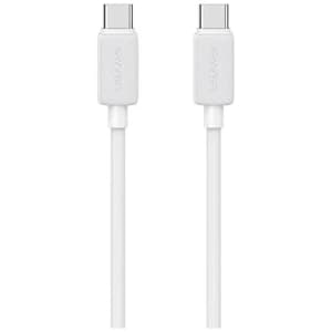 USAMS KY Series US-SJ691 60W USB-C / USB-C kabel 1m bílý