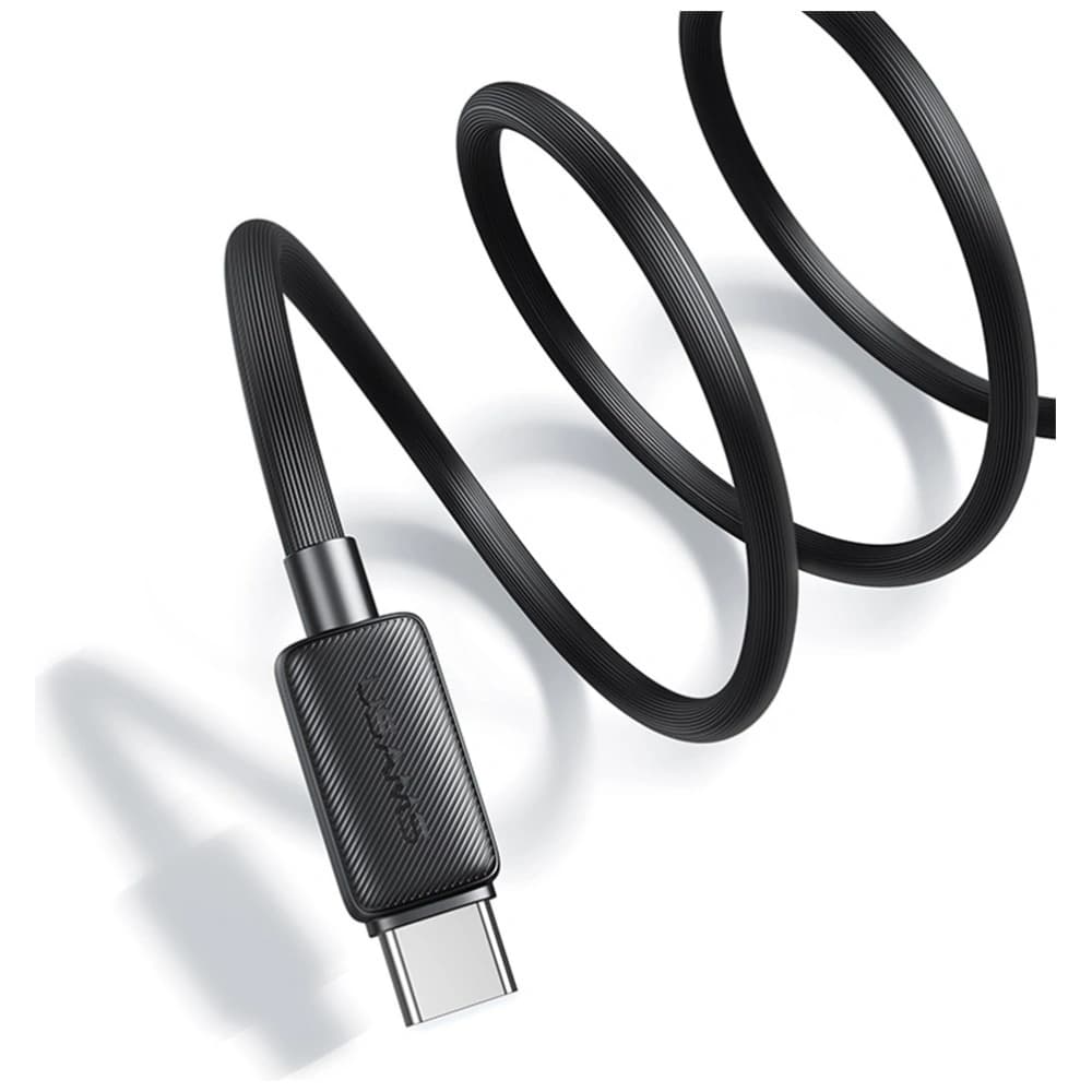 USAMS KY Series US-SJ691 60W USB-C / USB-C kabel 1m bílý - 3