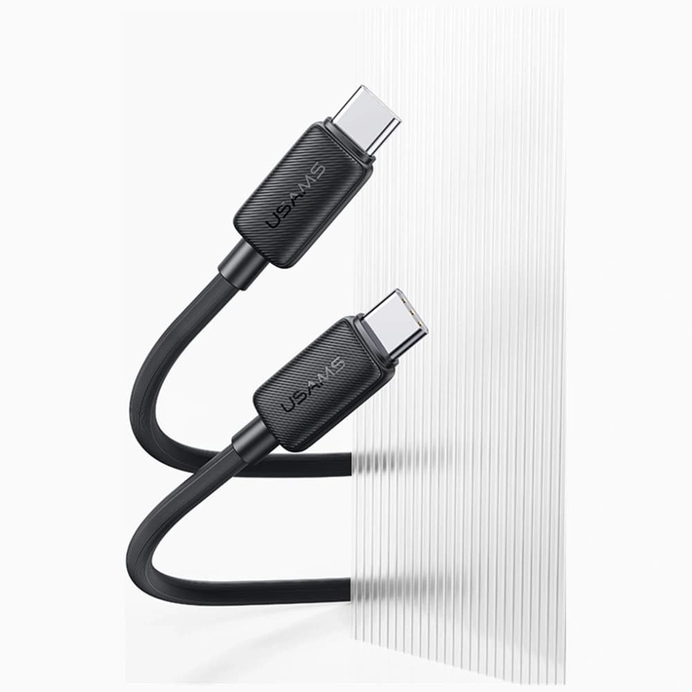 USAMS KY Series US-SJ691 60W USB-C / USB-C kabel 1m bílý - 5