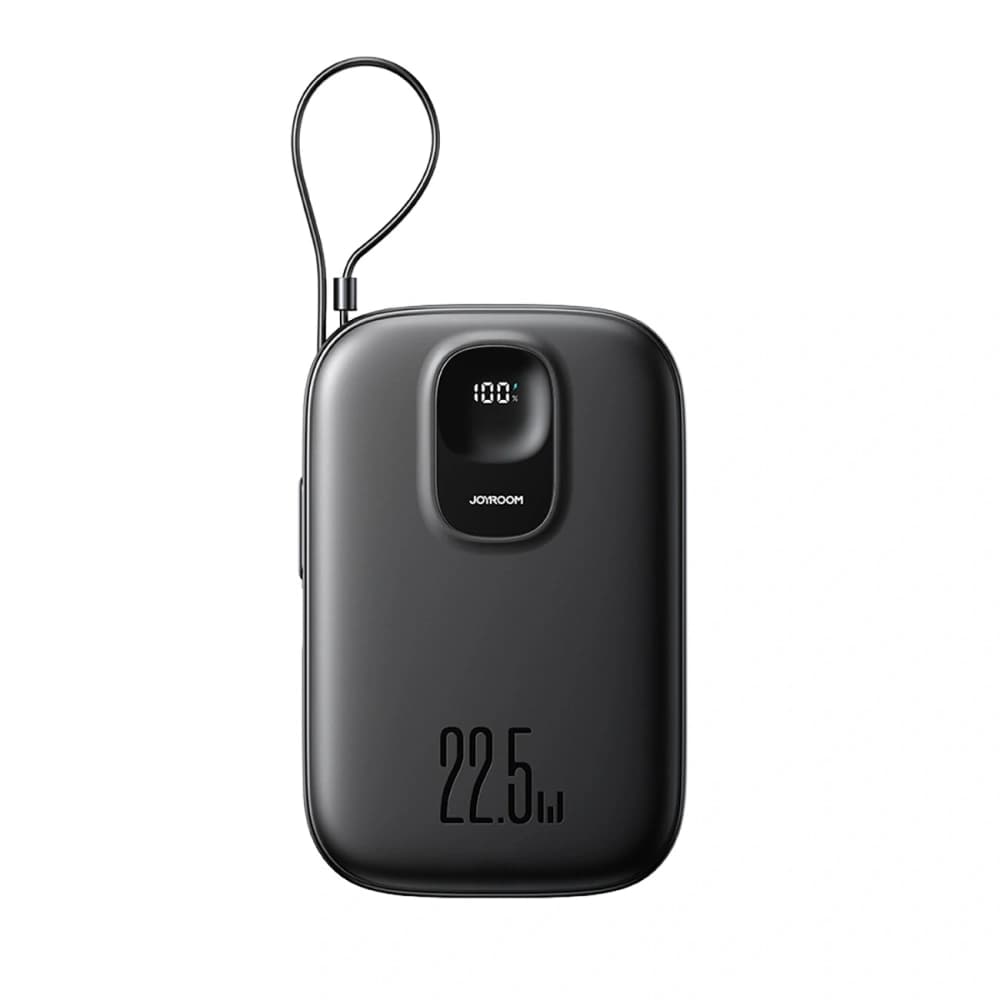 Joyroom JR-PBF18 10000mAh 22.5W Power bank beépített Lightning kábellel + USB-C / USB-C kábel 0.25cm fekete - 2