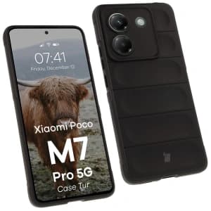 Bizon Case Tur Xiaomi Poco M7 Pro 5G schwarz