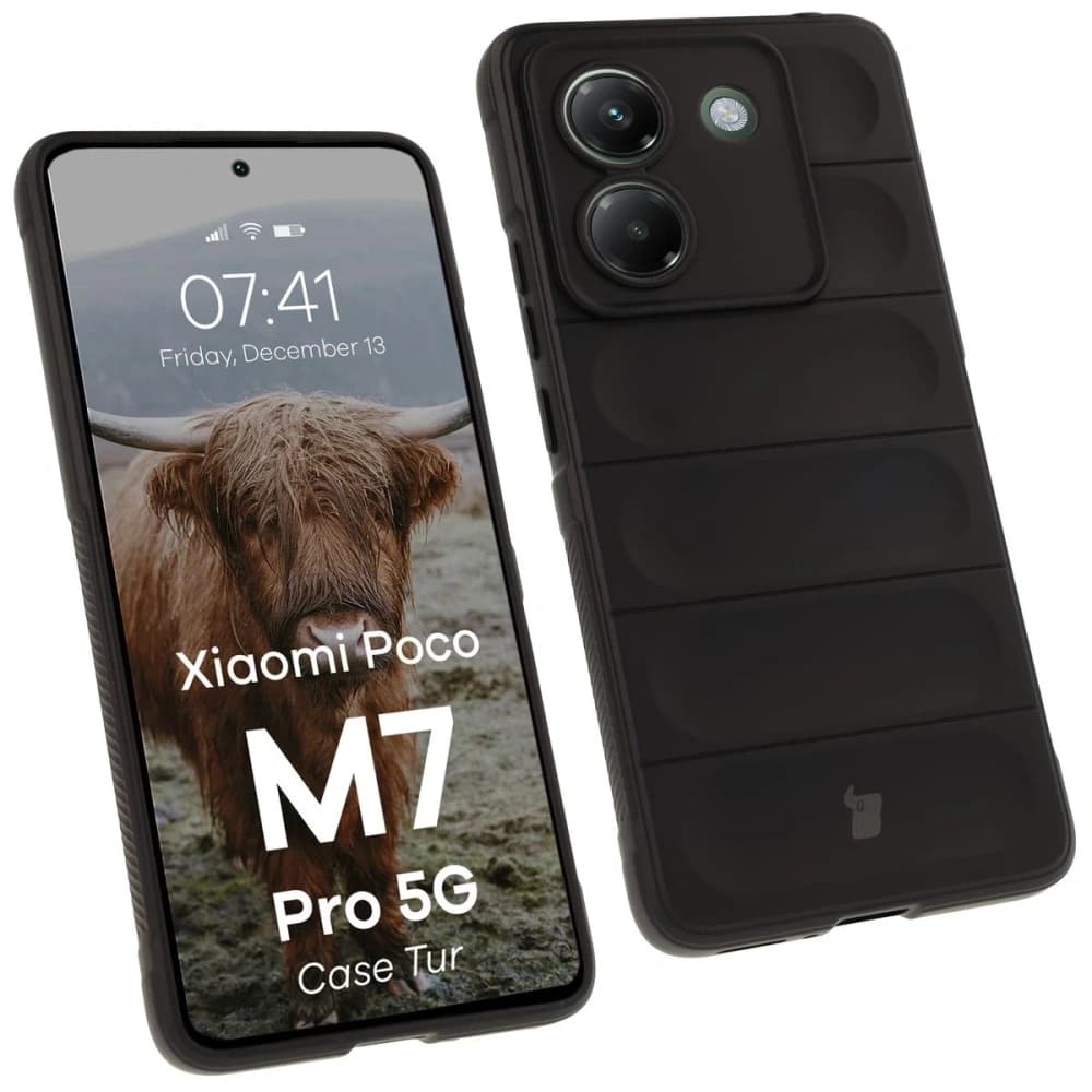 Bizon Case Tur Xiaomi Poco M7 Pro 5G black - 1
