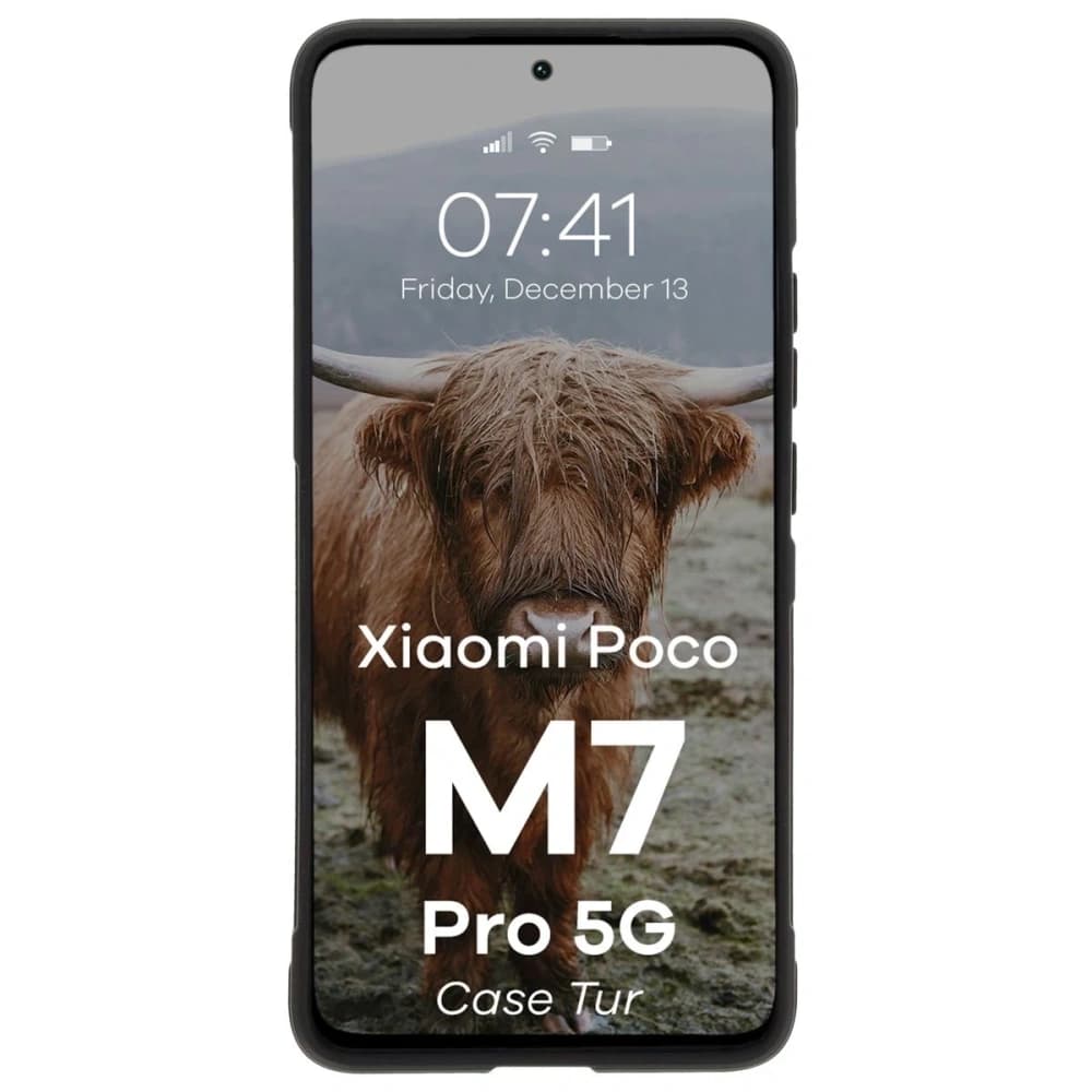 Bizon Case Tur Xiaomi Poco M7 Pro 5G black - 5