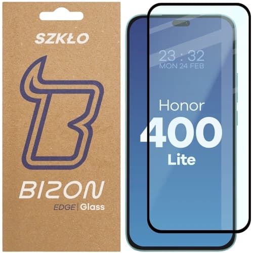 Bizon Glass Edge 2 Honor 400 Lite 5G black frame