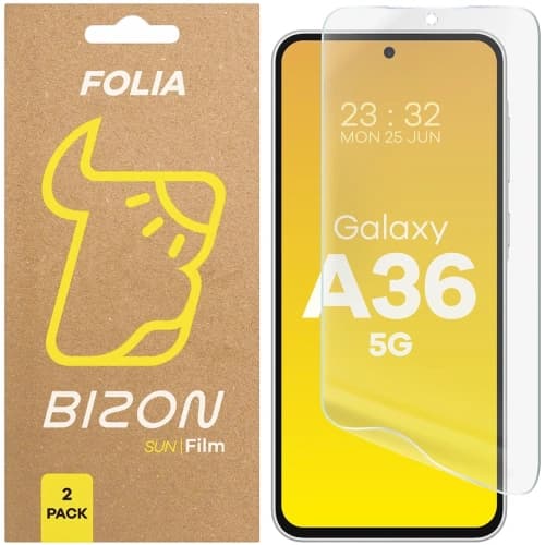 Bizon Glasfolie Sonne Samsung Galaxy A36 5G [2 PACK]