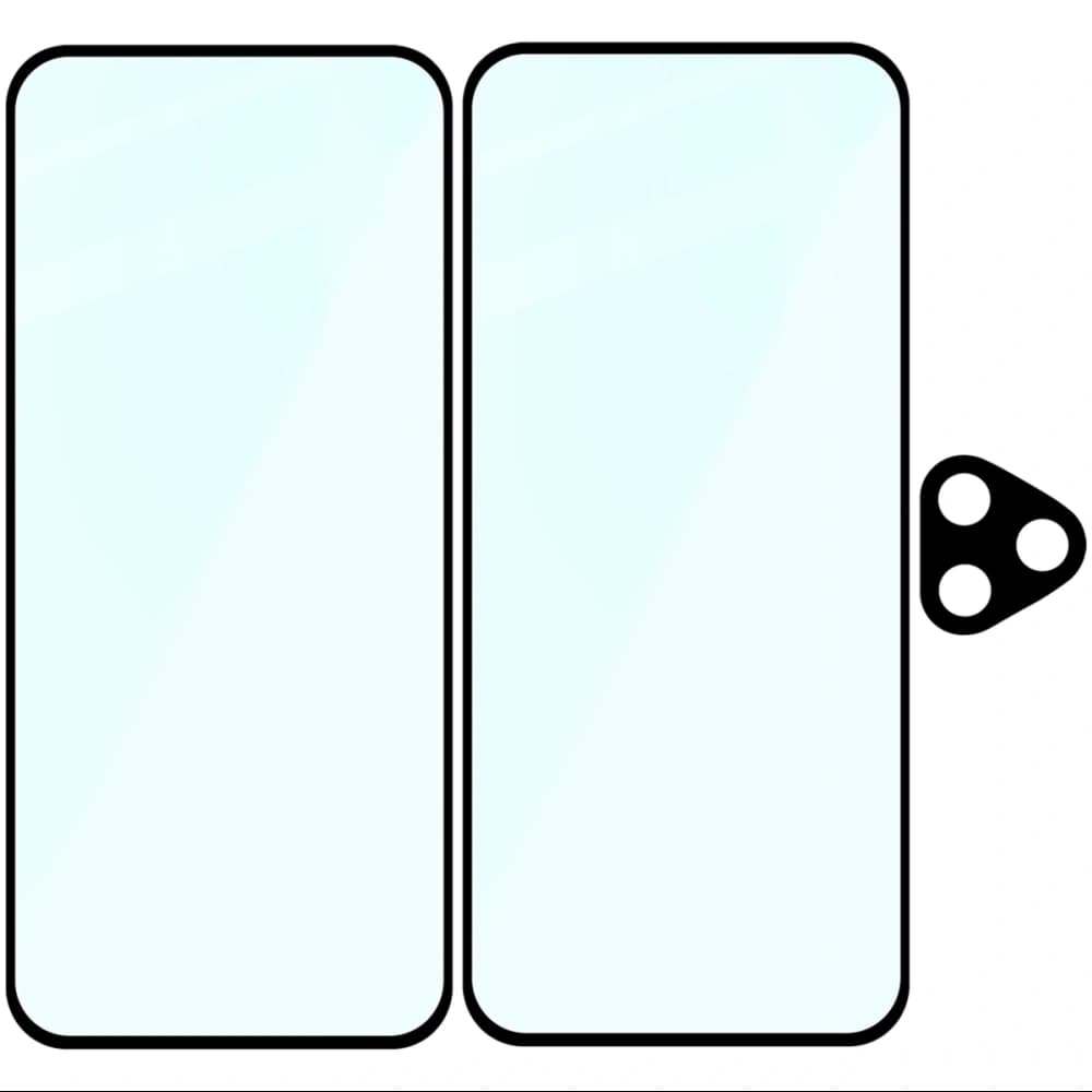 Bizon Edge 2 Pack 2x tempered glass + 1x lens protection Honor 400 Lite 5G - 6