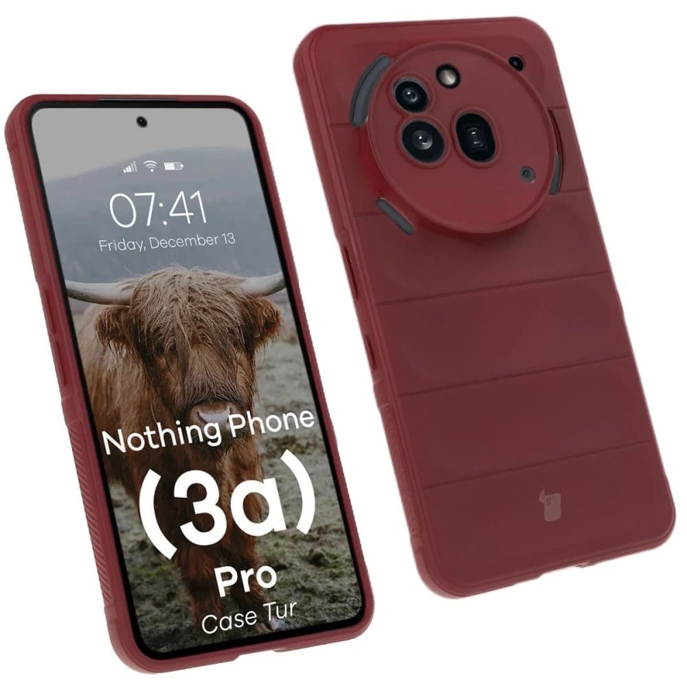 Bizon Case Tur Nothing Phone (3a) Pro burgundy - 1