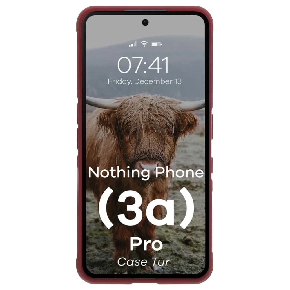 Bizon Case Tur Nothing Phone (3a) Pro burgundy - 5