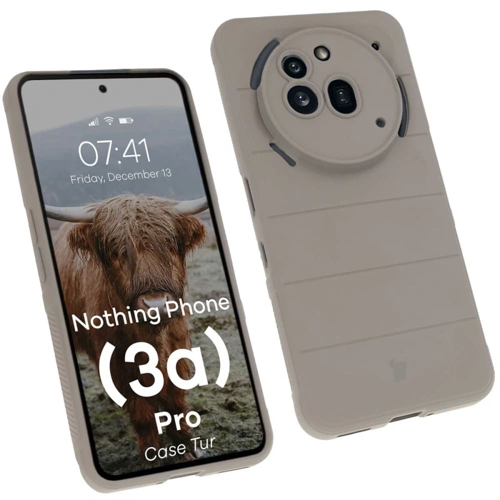 Bizon Case Tur Nothing Phone (3a) Pro light grey - 1