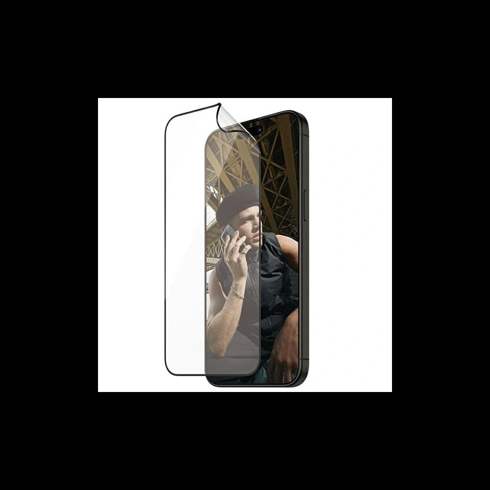 Szkło hybrydowe PanzerGlass Matrix D3O UWF do Apple iPhone 15 Pro Ultra-Wide-Fit rPET - 1