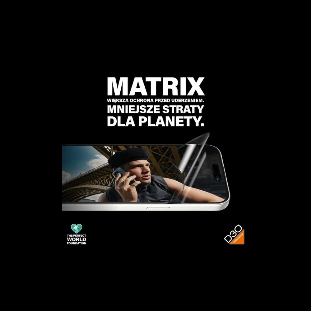 Szkło hybrydowe PanzerGlass Matrix D3O UWF do Apple iPhone 15 Pro Ultra-Wide-Fit rPET - 4