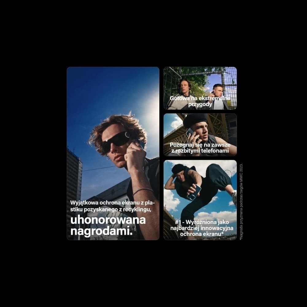 Szkło hybrydowe PanzerGlass Matrix D3O UWF do Apple iPhone 15 Pro Ultra-Wide-Fit rPET - 7