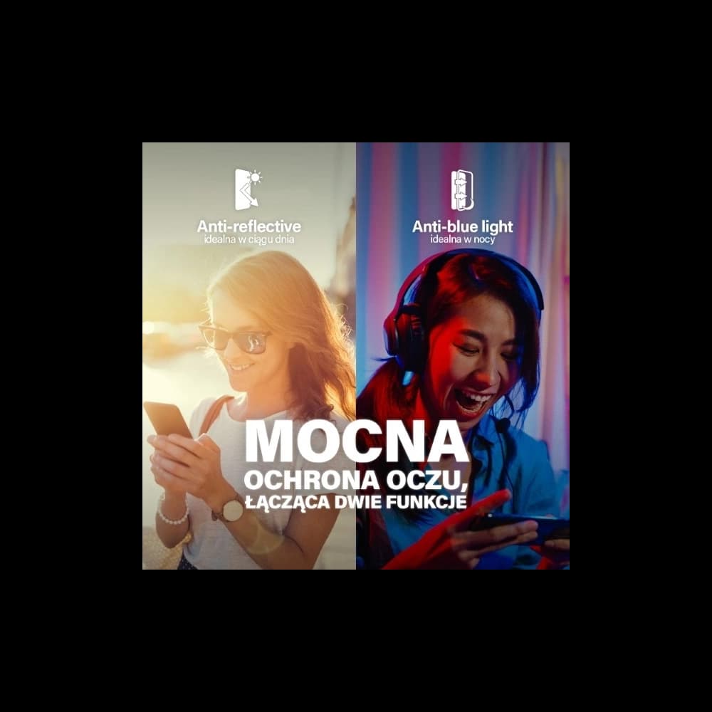 PanzerGlass Ultra-Wide Fit Apple iPhone 15 Pro Max 2in1 Bildschirmschutz Anti-Reflex + Anti-Blau Einfacher Ausrichter - 3