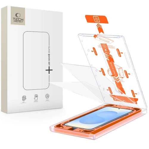 Tech-Protect Quick Set+ Samsung Galaxy S25 Clear [2 PACK]