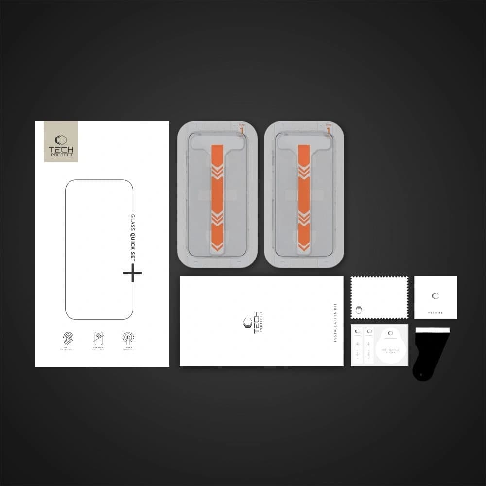 Tech-Protect Quick Set+ Samsung Galaxy S25+ Plus / S24+ Plus Átlátszó [2 CSOMAG] - 6