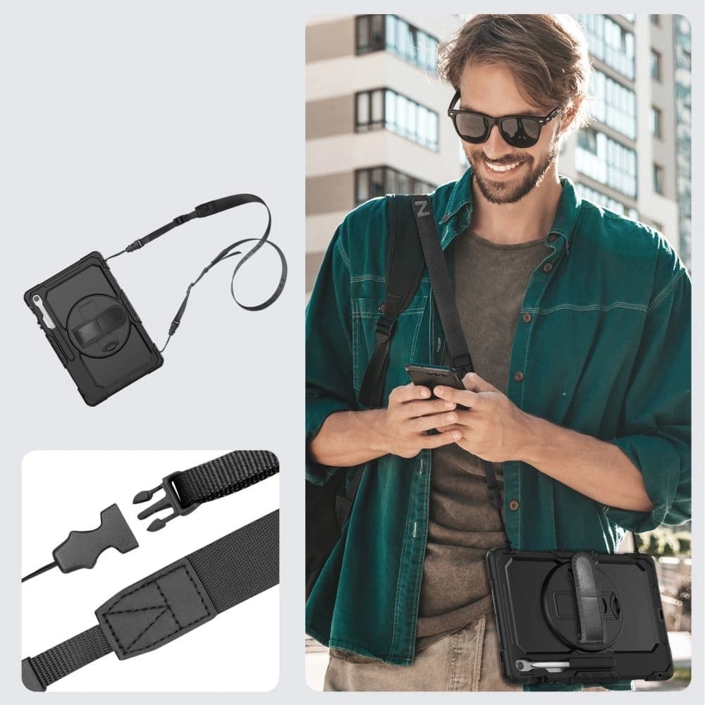 Tech-Protect Solid Samsung Galaxy Tab S10 FE+ Plus 13.1 X620 / X626b Black - 8