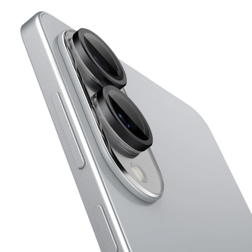 Spigen Optik Pro Glas.tr ez Fit Kamera Schutz Samsung Galaxy S25 Edge Schwarz [2 PACK] - 3