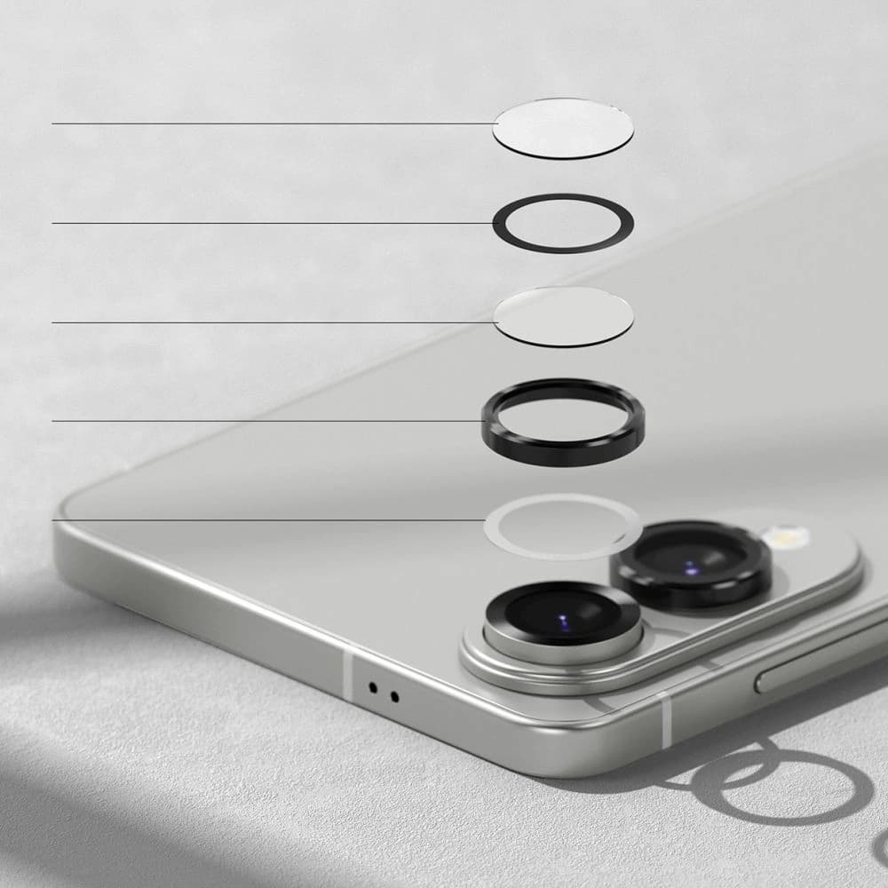 Ringke Kamera-Rahmenschutz Samsung Galaxy S25 Edge Schwarz - 4