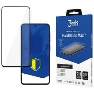 Tempered glass 3MK HardGlass Max for Samsung Galaxy A36 / A56 black