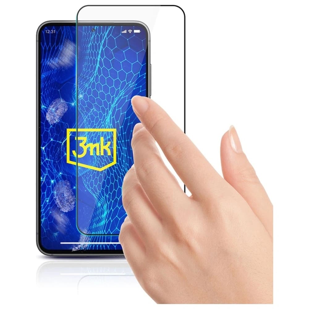 Tempered glass 3MK HardGlass Max Lite für Samsung Galaxy S24+ Plus schwarz - 5