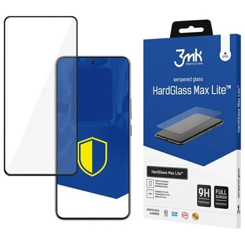 Tempered glass 3MK HardGlass Max Lite for Xiaomi 15 Ultra black