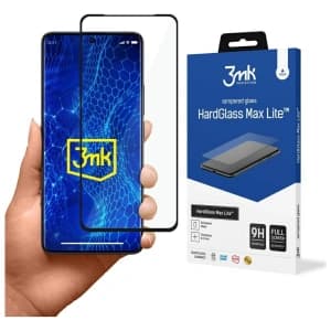 Tempered glass 3MK HardGlass Max Lite für Xiaomi Redmi Note 13 Pro+ Plus schwarz