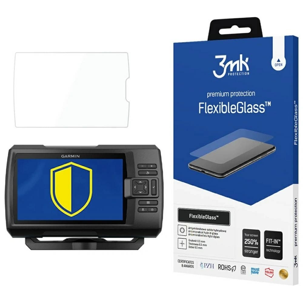 Hybridní sklo 3MK FlexibleGlass pro Garmin Striker Plus 7sv - 1