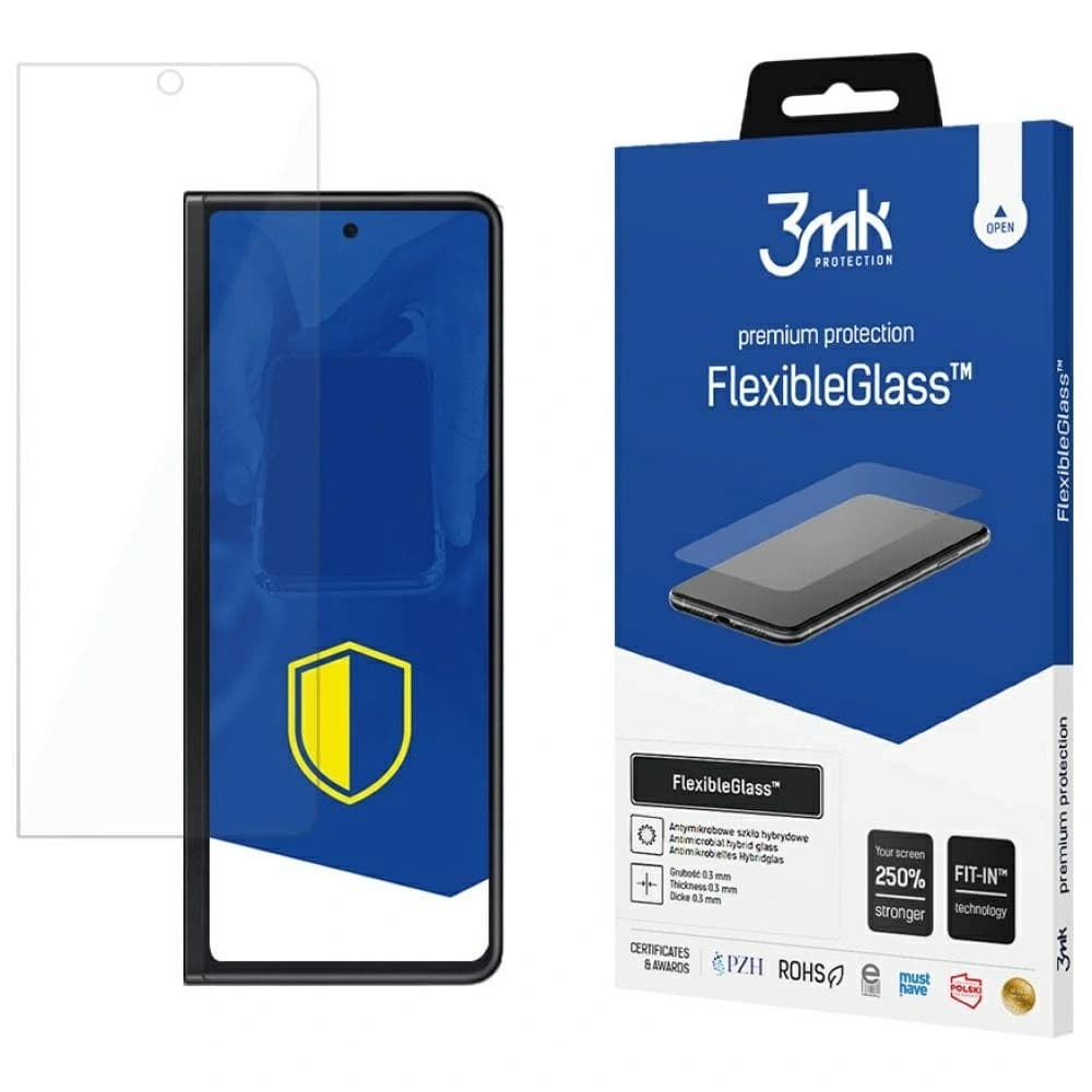 Hybridní sklo 3MK FlexibleGlass pro Samsung Galaxy Z Fold 3 5G (přední) - 1