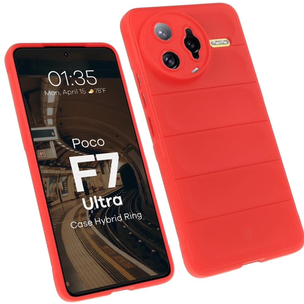 Bizon Case Tur Xiaomi Poco F7 Ultra red - 1