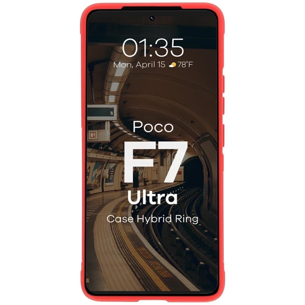 Bizon Case Tur Xiaomi Poco F7 Ultra red - 5