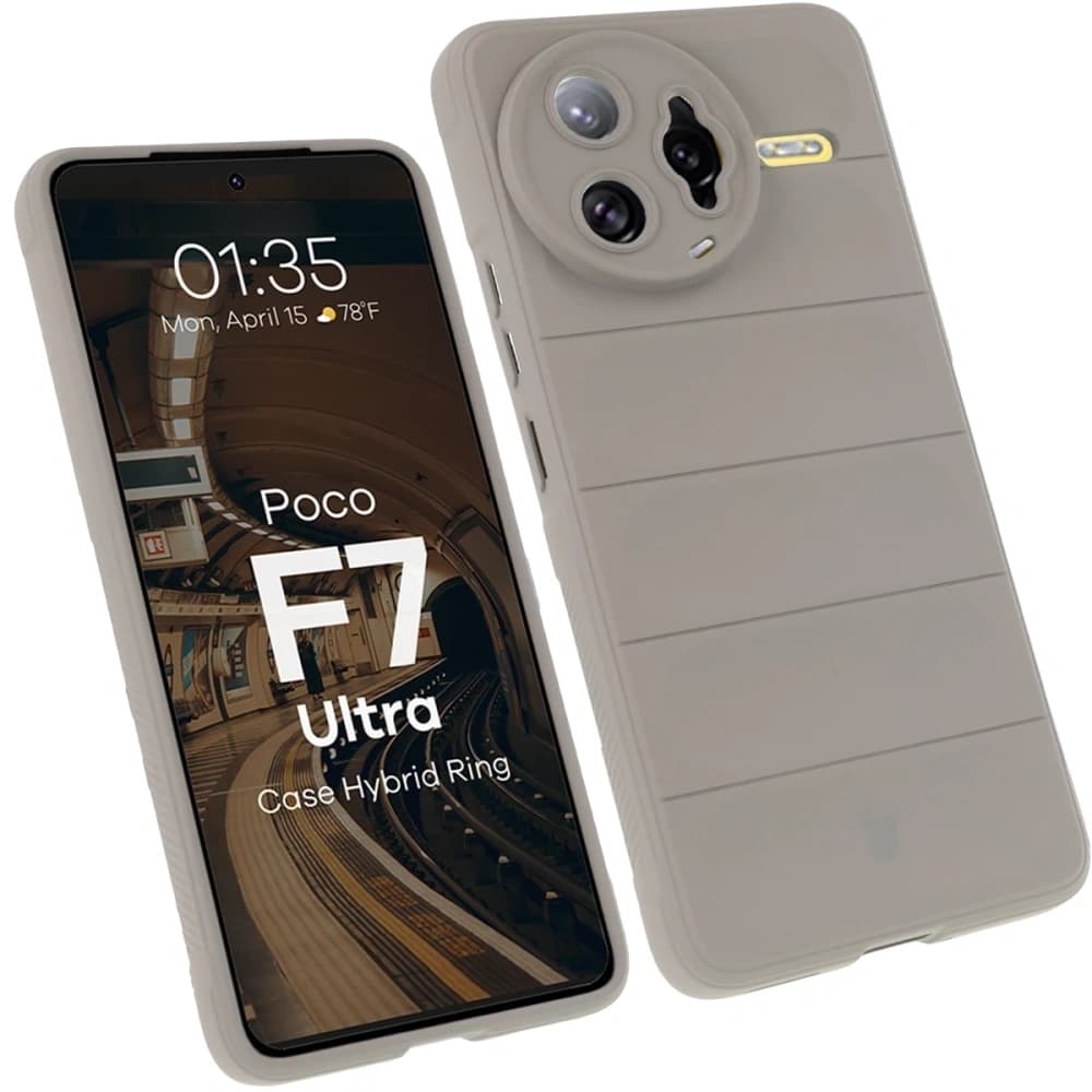 Bizon Case Tur Xiaomi Poco F7 Ultra light gray - 1