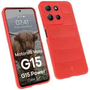 Bizon pouzdro Tur Motorola Moto G15 / G15 Power červené