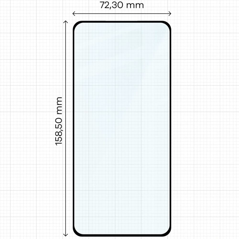 Bizon Edge 2 Pack 2x gehärtetes Glas + 1x Objektivschutz für Realme 14 Pro 5G - 2