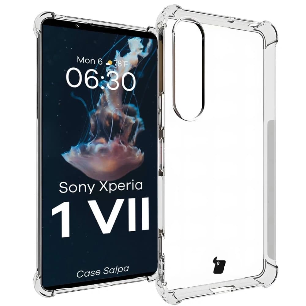 Elastyczne etui Bizon Case Salpa do Sony Xperia 1 VII przezroczyste - 1