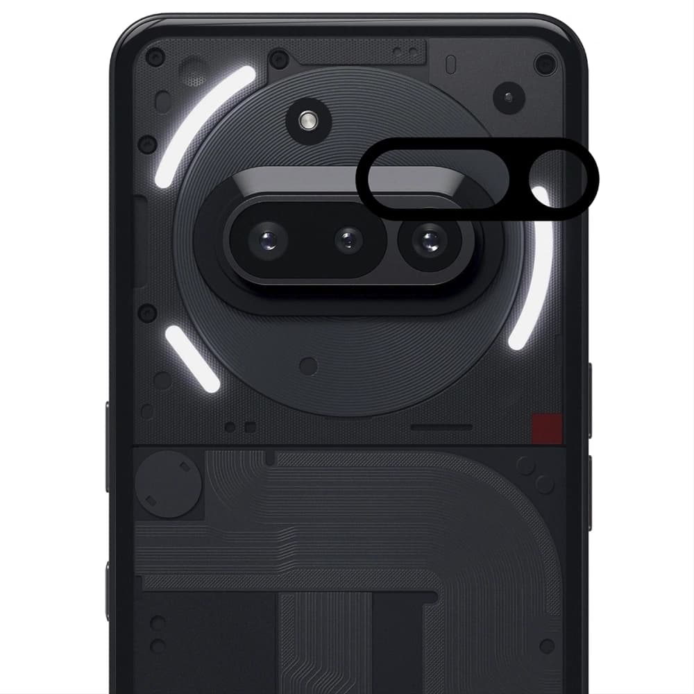 Bizon Clear 2 Pack 3x gehärtetes Glas + 1x Linsenschutz Nothing Phone (3a) - 5