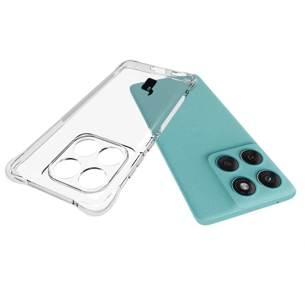 Bizon Case Clear Pack flexibilní pouzdro + 2x ochranná fólie na displej Motorola Edge 60 Fusion / Edge 60 - 5