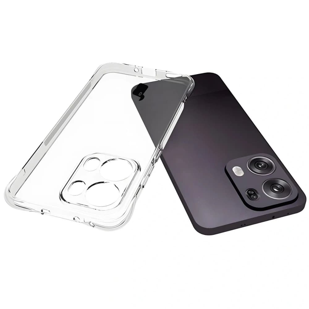 Etui + 2x folia na ekran Bizon Case Clear Pack do Oppo Reno13 Pro - 5