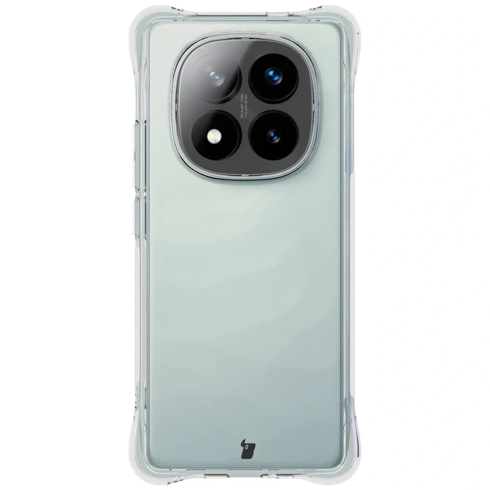 Bizon Case Clear Pack flexibles Gehäuse + 2x Bildschirmfolie für Xiaomi Redmi Note 14 Pro+ Plus 5G - 2
