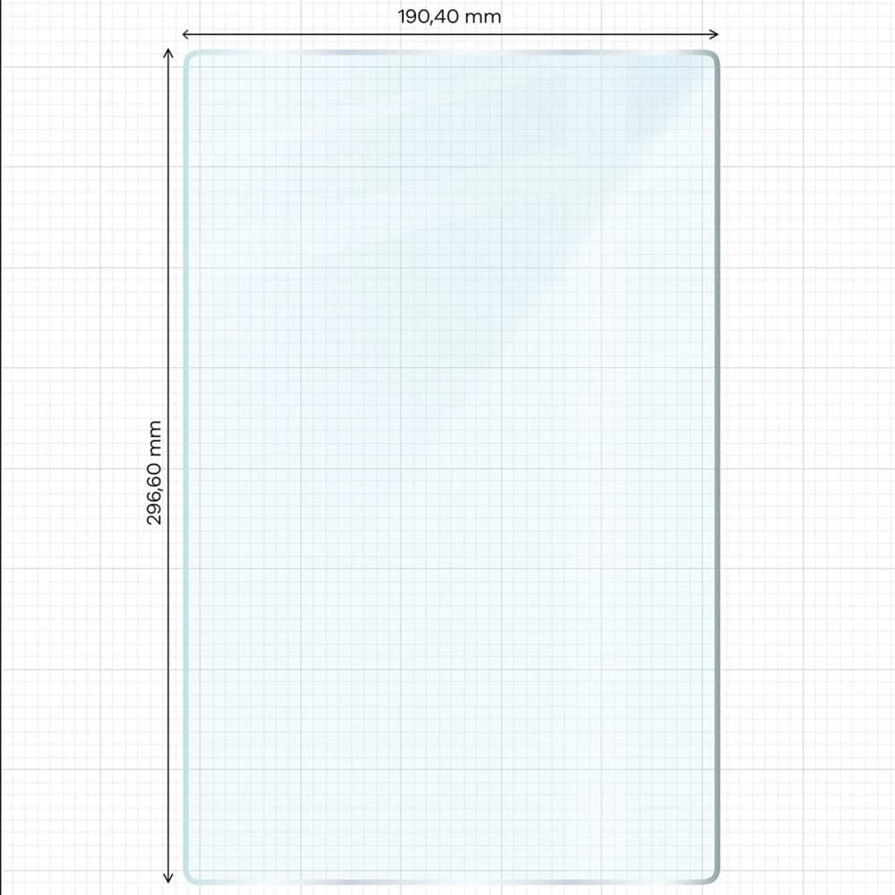 Bizon Glass Tab Clear Samsung Galaxy Tab S10 FE+ Plus [2 PACK] - 2