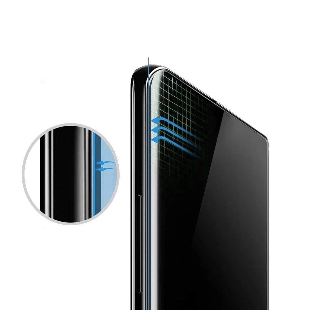 Whitestone Dome Samsung Gehärtetes Glas mit UV-Kleber Glas Galaxy S20+ Plus Klar - 2