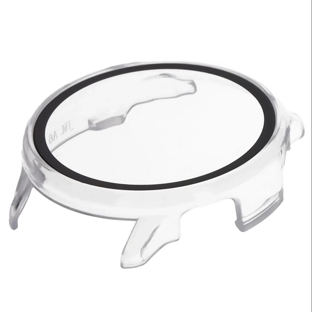 Bizon Case+Üveg Óra Garmin Vivoactive 6 átlátszó - 6